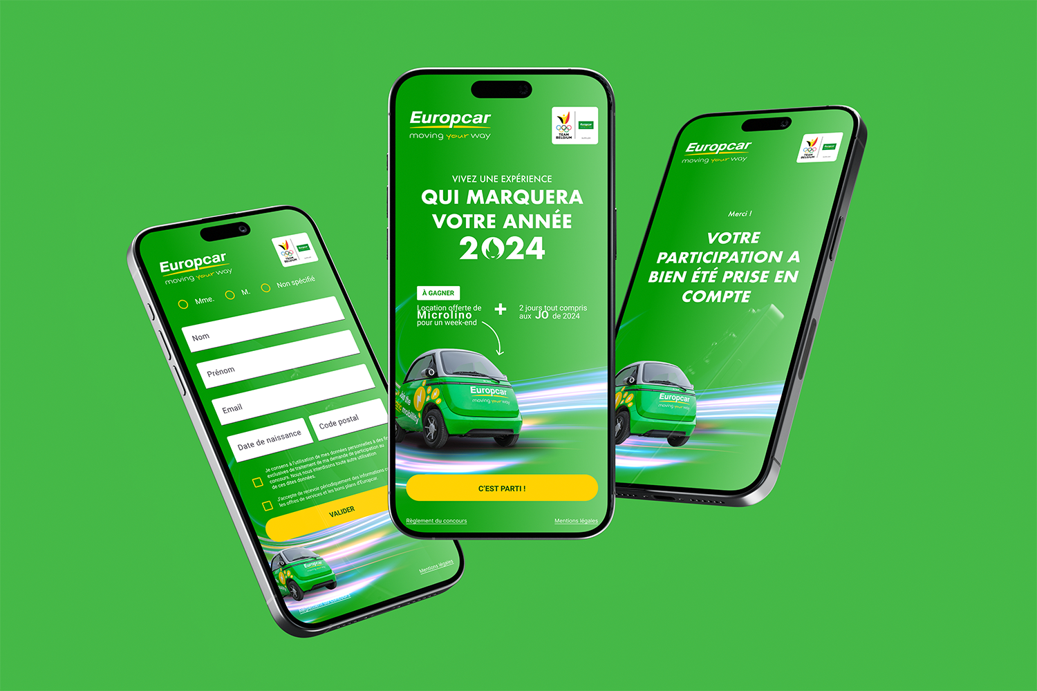 browser view of the home page mobile version