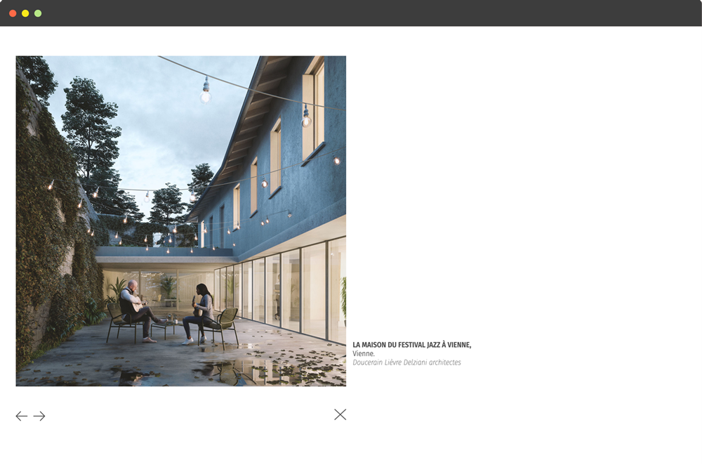 mockup of the details image interface