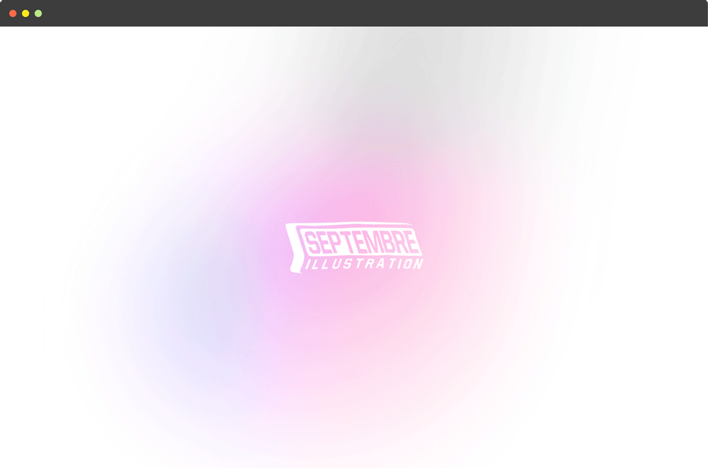 mockup of the splash screen